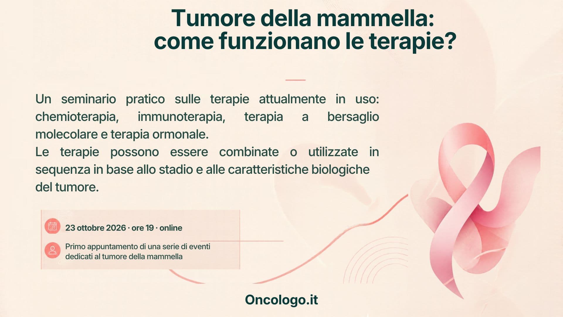 Tumore della mammella: come funzionano le terapie?